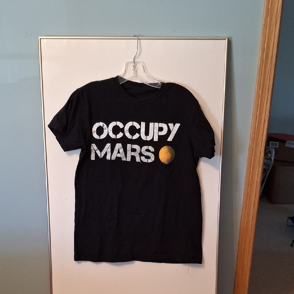 Black 'Occupy Mars' T-Shirt